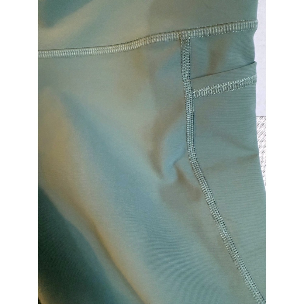 Old Navy Active Elevate Go Dry Leggings Women S Sage Green High Waisted Pockets - Picture 2 of 8